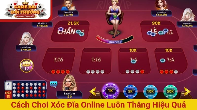 Cách chơi xóc đĩa online luôn thắng hiệu quả nhất