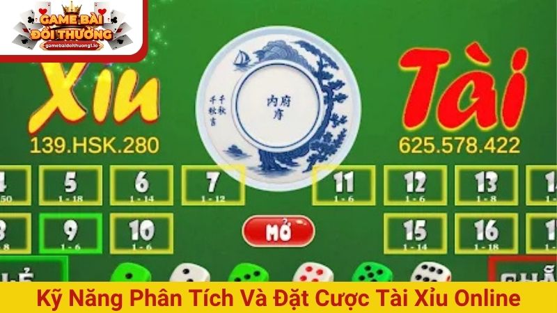 Kỹ năng phân tích và đặt cược Tài xỉu online